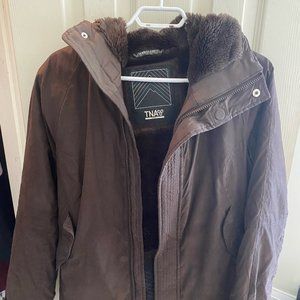 TNA Angel Dust Brown Winter Coat Size S